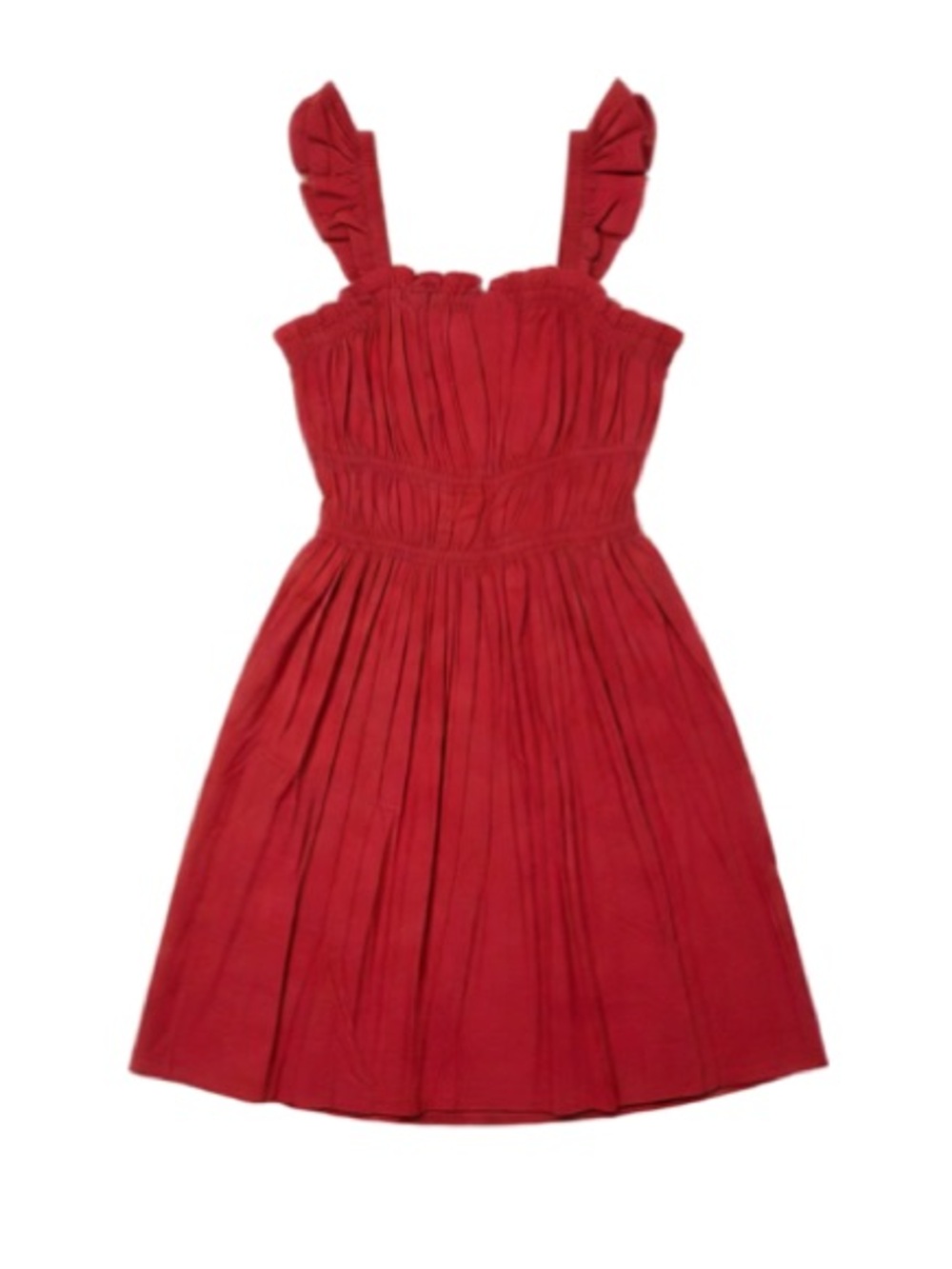 NWOT ASOS Women’s Red Ruffle Strap Summer Dress